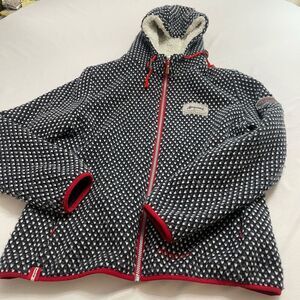 Almgwand Navy Blue Black White Wool Jacket Size 20 Fits Small